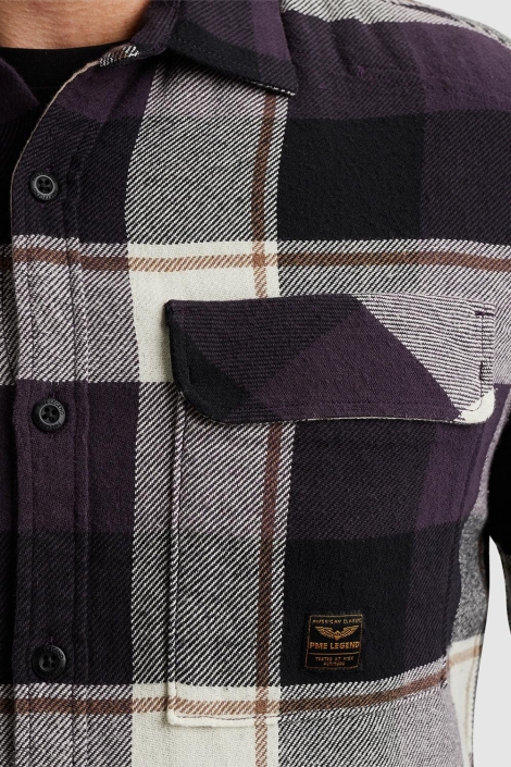 PME legend long sleeve shirt ctn flanel h. tw